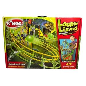 2004 K'Nex 15135 Loopin' Lizard Ball Machine Coaster 793 Pcs Brand New Sealed